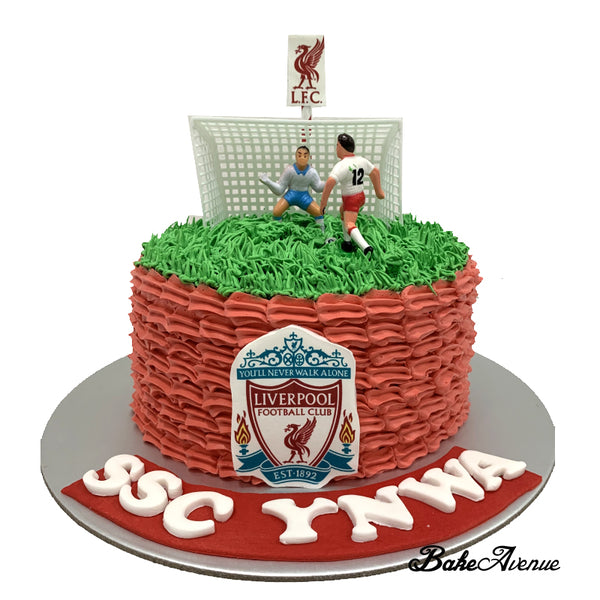 Sports Soccer Theme Cake (Liverpool)