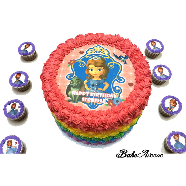 Sofia Rainbow Cake
