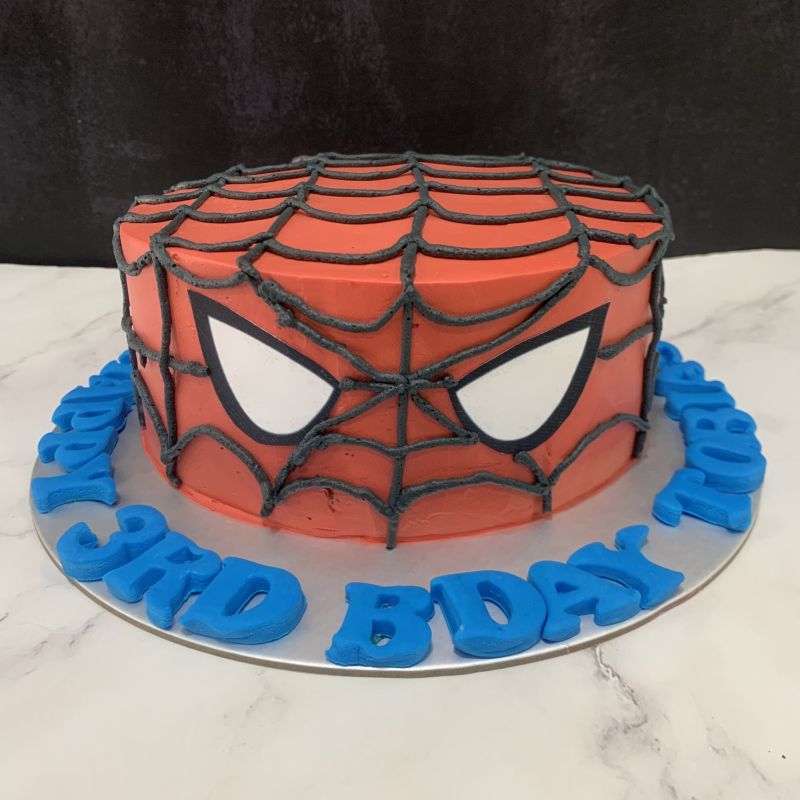 Spiderman Face Cake - rajdhani Bakers
