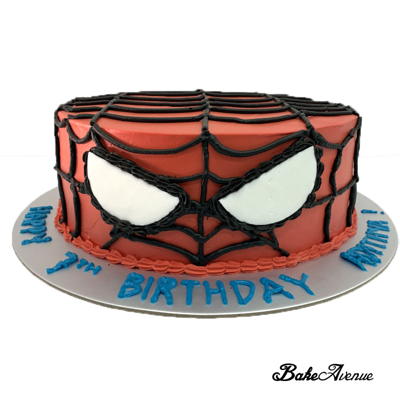 Mev Bakes - Cake: Spiderman Face Cake Flavor: French Vanilla Cake with  Chocolate Buttercream Frosting Occasion: Birthday Size: 2 kgs or 12 pieces  Thank you Aysha for your order! | Facebook