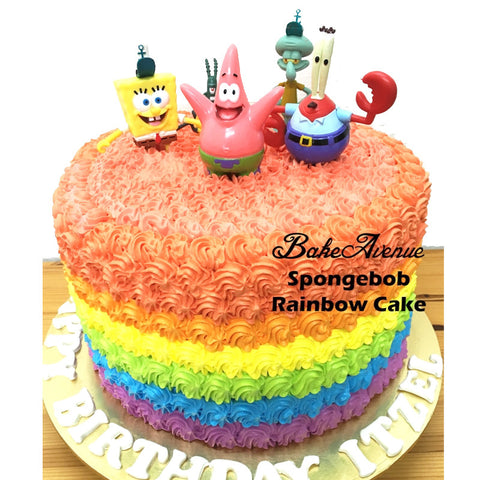 Sponge Rainbow Cake