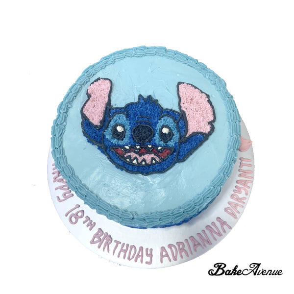 Stitch Buttercream Cake