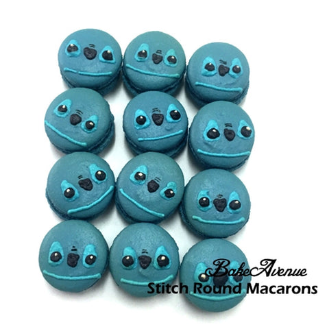 Stitch (Round) Macarons