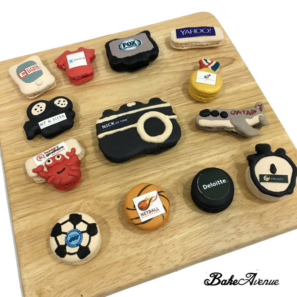 Corporate Orders - Customised Design Macarons | Company Logo