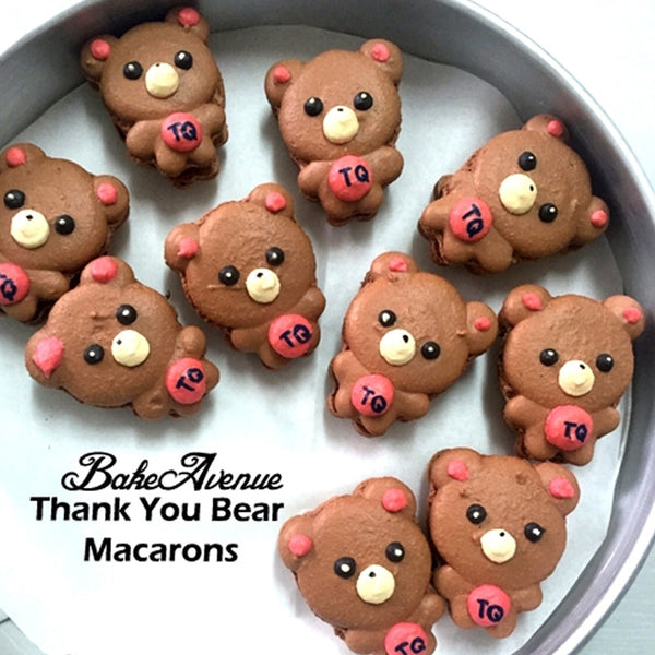 Thank You Bear Macarons