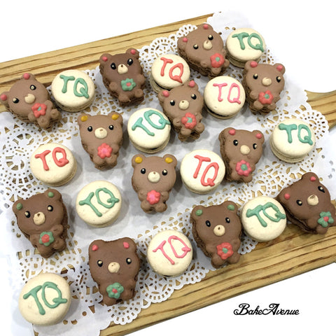 Thank You Bear Macarons