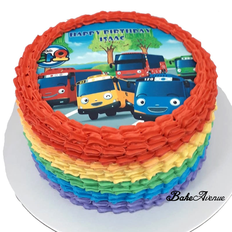 School Bus Cake - Meatloaf and Melodrama