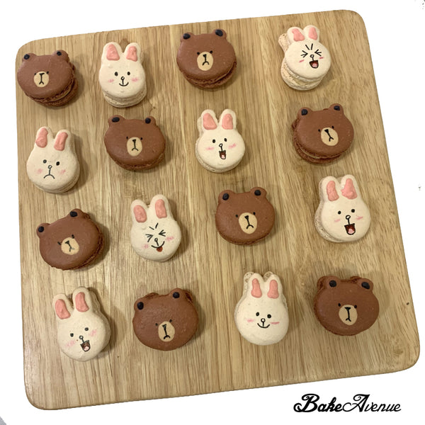 The Line Macarons - Brown & Cony