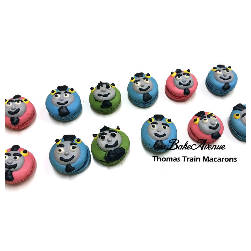 Thomas the Train Macarons