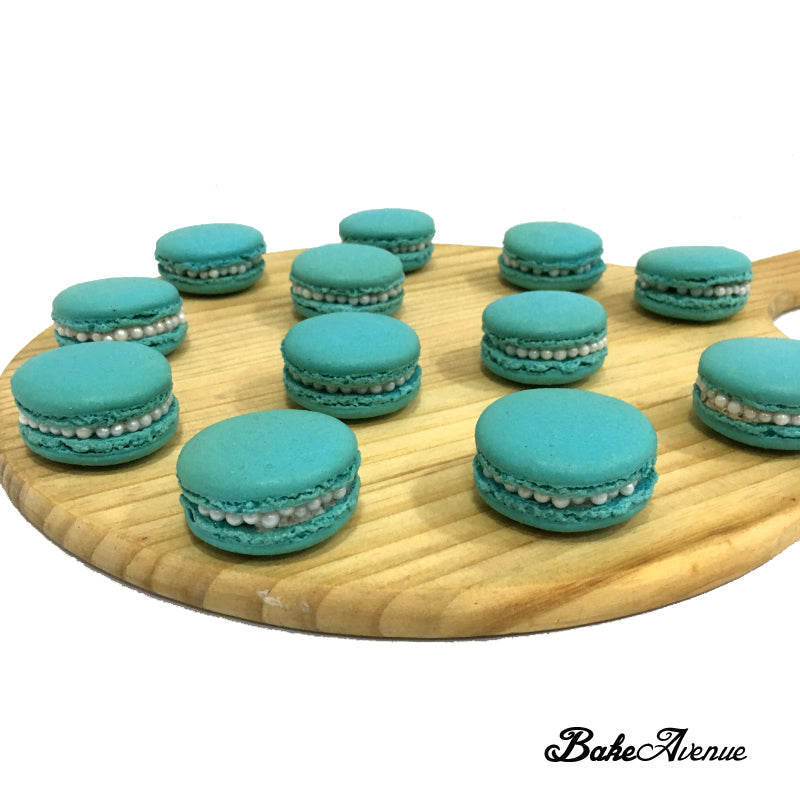 Tiffany Blue (with Pearls) Macarons