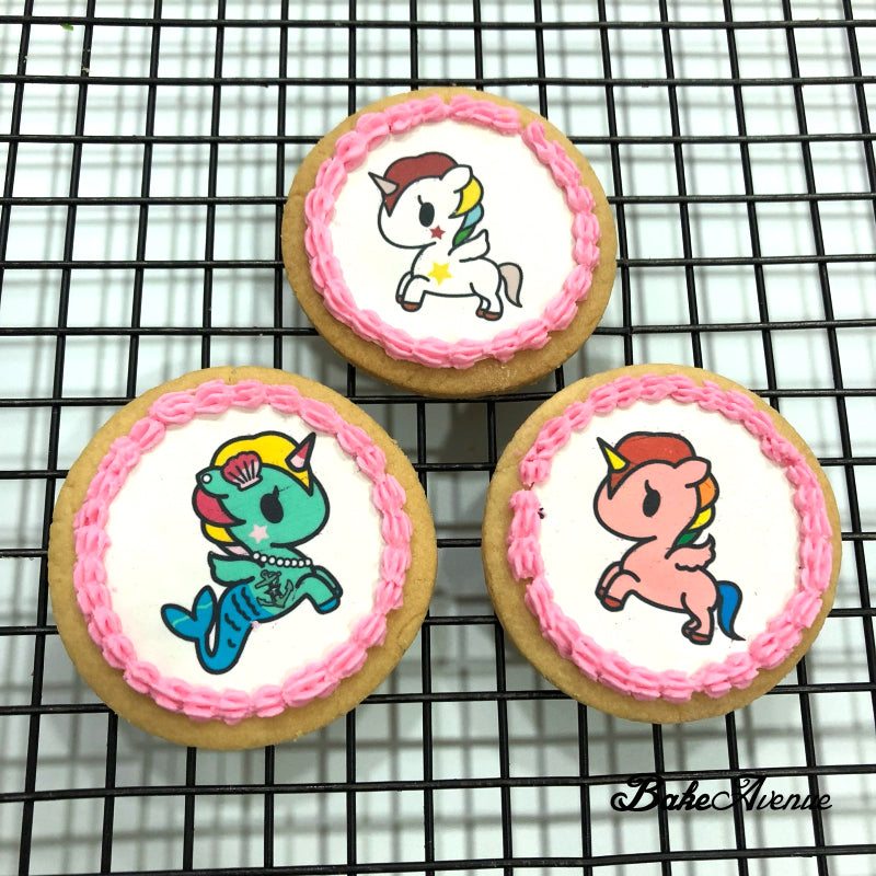 Tokidoki Unicorno icing image Cookies