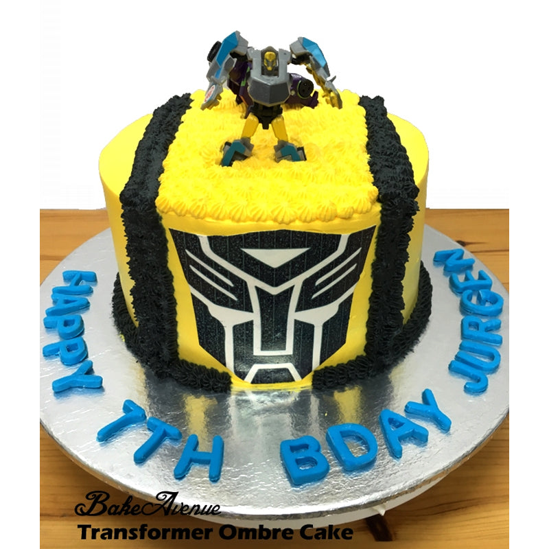 Bumblebee Transformer Cake — emoticakes