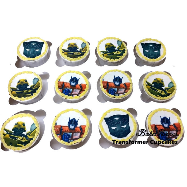 Transformer Cupcakes