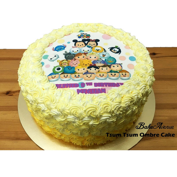 Tsum Tsum Ombre Cake