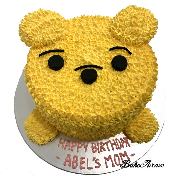 Tsum Tsum Face Cake - Pooh (with ears)