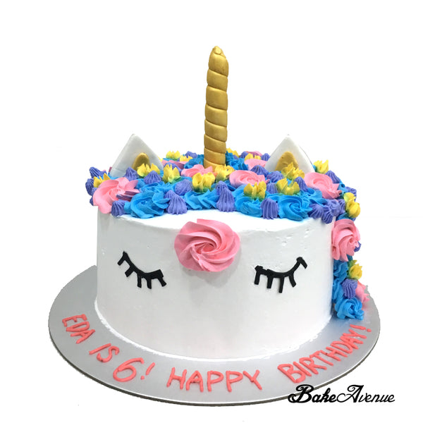 Unicorn Rainbow Cake (Design 1)