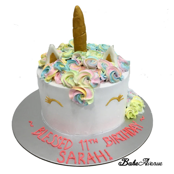 Unicorn Rainbow Cake (Design 2)
