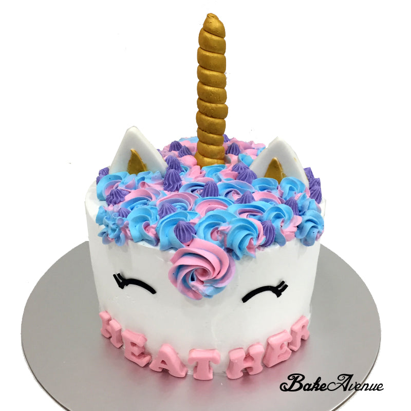 Pastel Unicorn Designer Cake by The Cake Cart - PartyPerfect.my