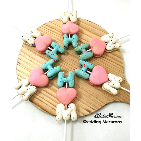 Wedding Macaron Pops
