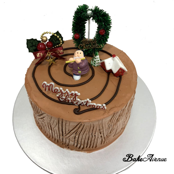 Christmas Cake - Stump Cake - $46